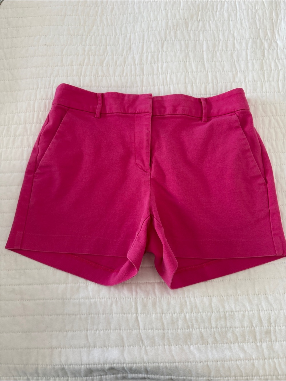 LOFT Hot Pink Tailored Bermuda Shorts